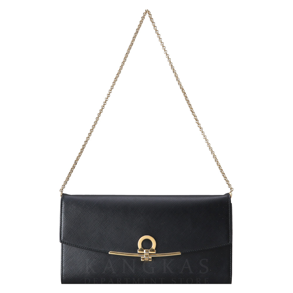 FERRAGAMO(USED)페레가모 간치니 체인 숄더백